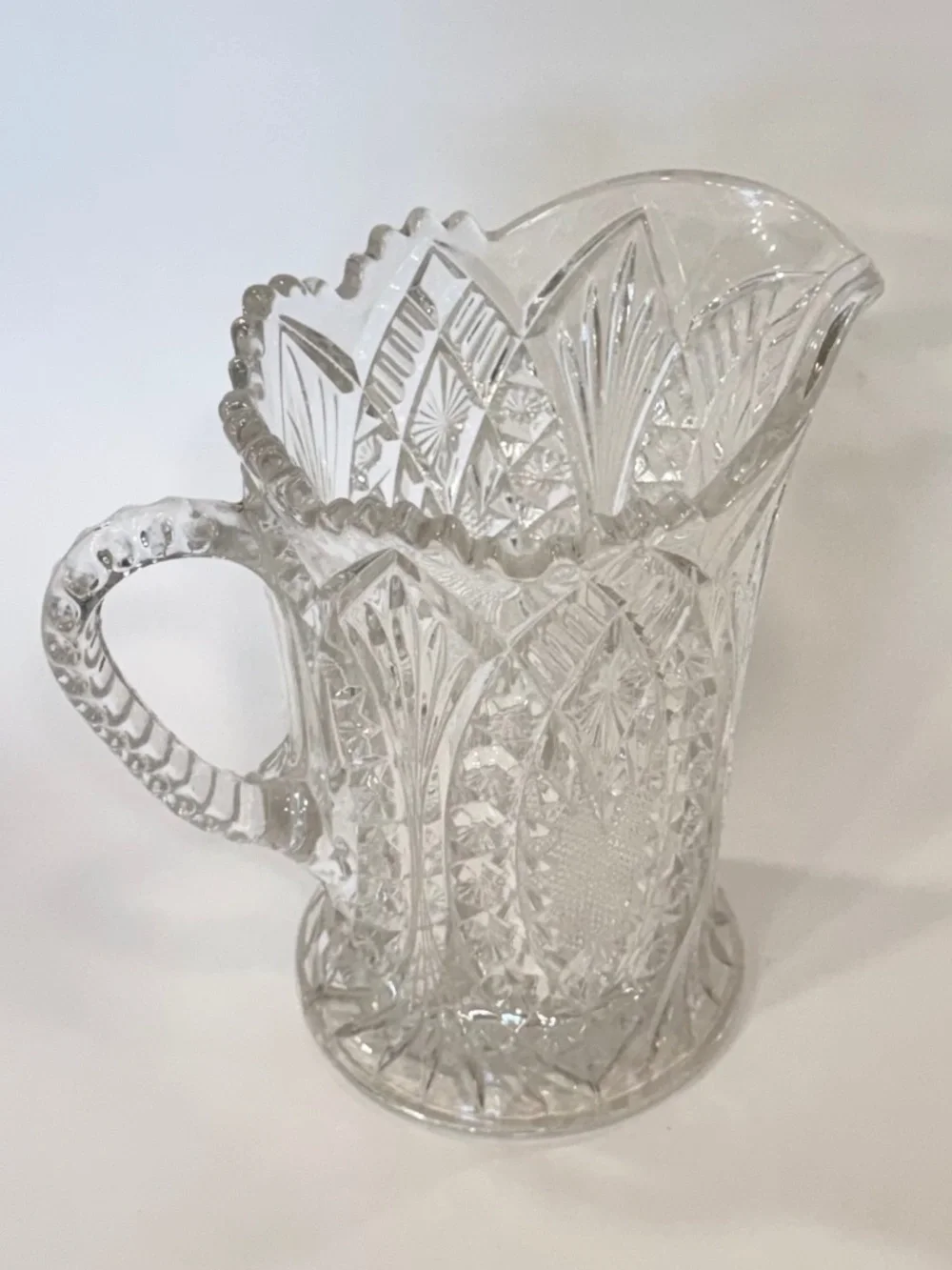 Antique 1907 Bryce Higbee EAPG Madora Glass Pitcher